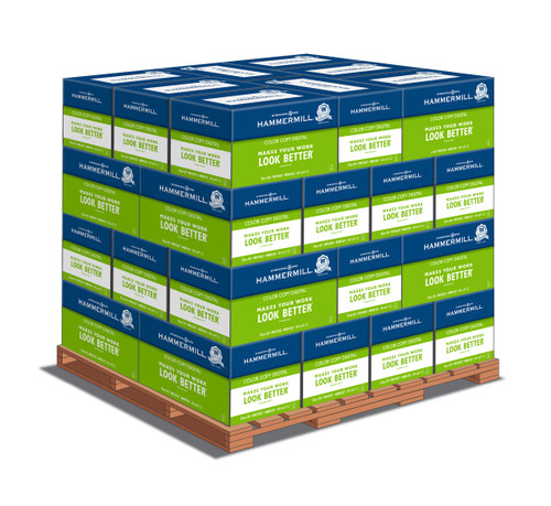 Hammermill Printer Paper, Premium Color Copy, 8.5 x 11, 32 lb. 100 Bright, 4,000 Sheets/Case, 32 Cases - 128,000 Sheets
