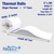 Hand Held Thermal Receipt Printer Rolls, 3 In x 80 Ft Grade A BPA Free, 36 Rls/Ctn, 3/4" Core ID, 55g Paper Weight - Stocking Code P