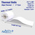 Thermal Receipt Add/POS Rolls, 2-1/4 In x 85 Ft Grade A BPA Free, 72 Rls/Ctn, 1/2" Core ID, 48g Paper Weight - Stocking Code P
