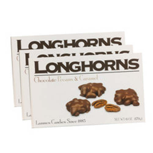 6 oz. Milk Chocolate Longhorns - Case of 24