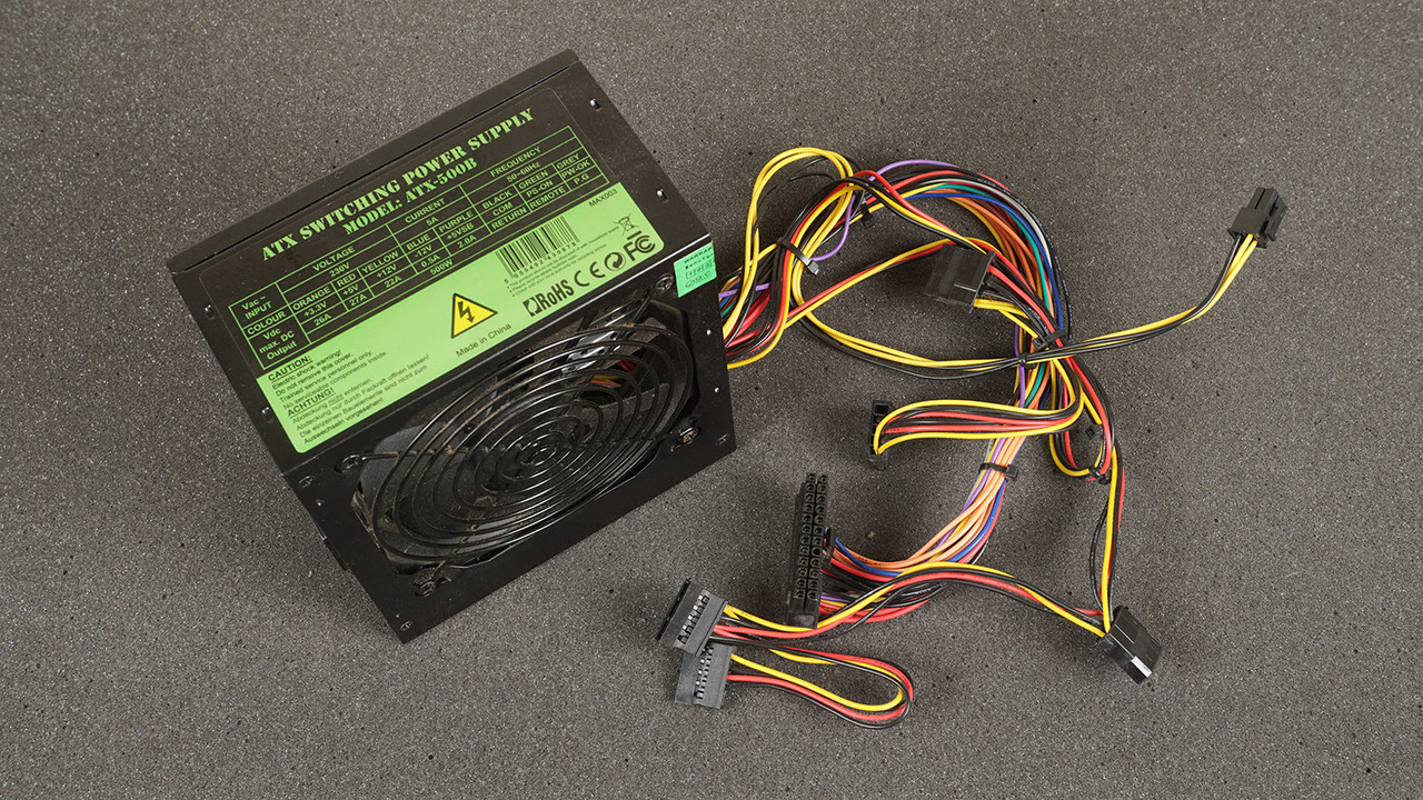ATX500B Unbranded Power Supply 500W PSU