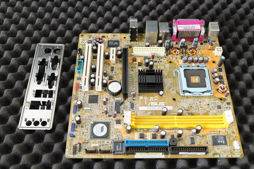Asus P5VD2-TVM/S Motherboard Socket 775 System Board With Backplate
