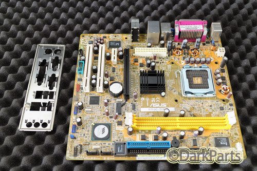 Asus P5VD2-TVM/S Motherboard Socket 775 System Board With Backplate