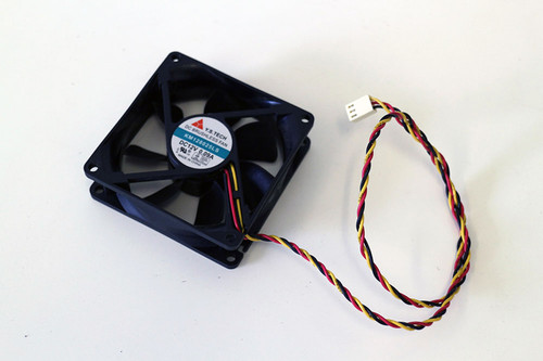 Y.S. Tech KM128025LS DC12V 0.09A 80mm x 25mm Case Fan 3-Wire 3-Pin