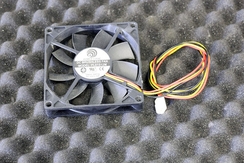 Power Logic PL81S12M DC 12V 0.10A 80mm x 15mm Fan 3-Wire 3-Pin