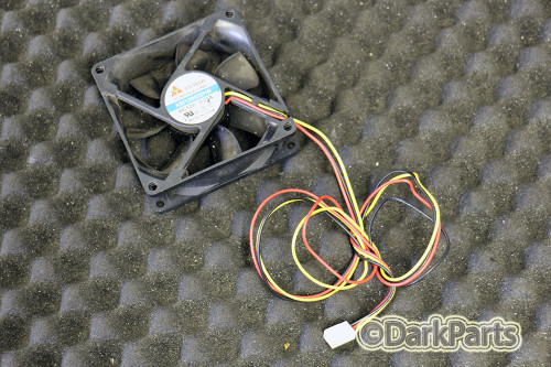 Y.S. Tech KM128025HB DC12V 0.23A Case Fan 3-Pin 3-Wire