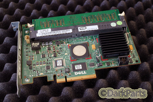 Dell PERC 5i PCI-E SAS RAID Controller Card XT257 0XT257 with 256MB