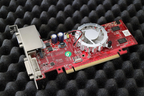 HIS X1550 128MB PCI-E Graphics Card VGA DVI TV