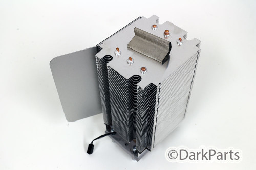 Apple Mac Pro A1186 593-0635 Heatsink Cooler With Airflow Baffle Plate