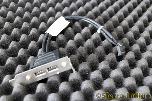 IBM Lenovo M70e M71e Low Profile 2 x USB Port Cable & Bracket 42Y8006 41R3372