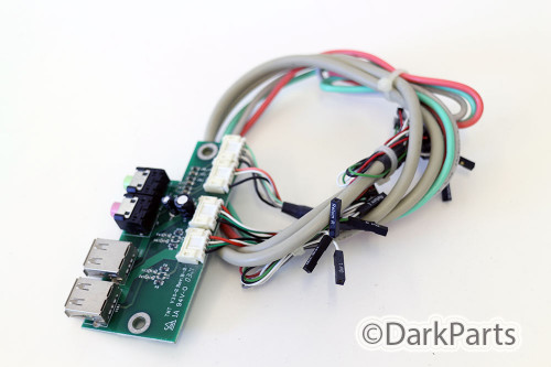 TMT V30-2 REV:B-2 1A 94V-O USB Audio Front Panel Board and Cables