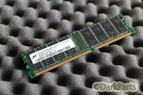 Micron MT8VDDT3264AG-40BG4 256MB Memory RAM PC3200U-30331-A1