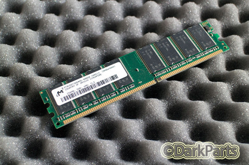 Micron MT8VDDT3264AG-40BGB 256MB Memory RAM PC3200U DDR 400 CL3