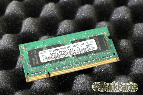 Samsung M470T3354CZ3-CD5 256MB Memory RAM PC2-4200S-444-12-C3 SO-DIMM