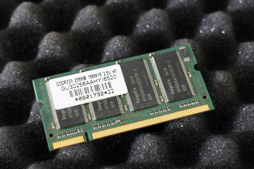 GU30256AAHYI6520 256MB Memory RAM SO-DIMM GDDR333 GU30256AAHYI6520