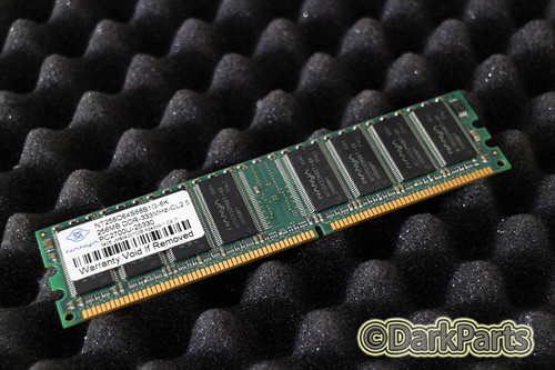 Nanya NT256D64S88B1G-6K 256MB Memory RAM PC2700U-25330