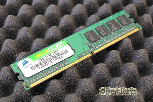 Corsair VS512MB533D2 512MB Memory RAM PC2-4200