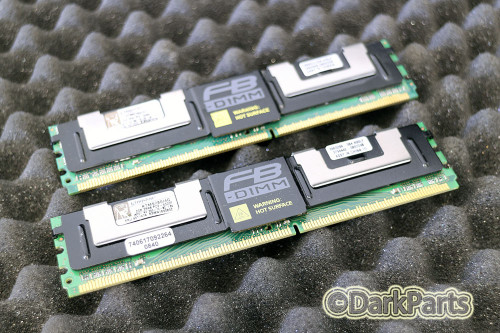Kingston KTM5780/4G 4Gb Kit of 2x2GB PC2-5300F Memory RAM IBM HS21 FRU 40T1474