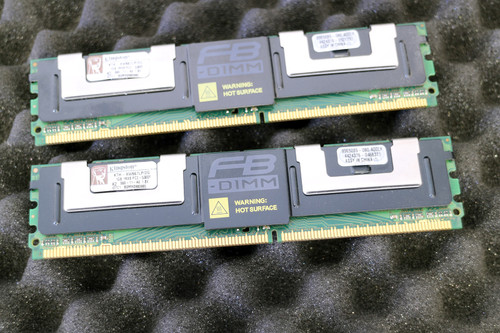 Kingston KTH-XW667LP/2G PC2-5300F 2GB Kit of 2x1GB Server Memory Ram
