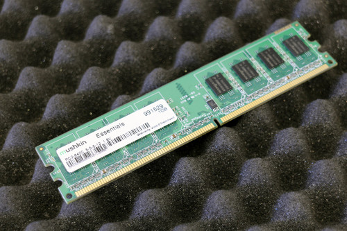Mushkin Essentials 991529 1Gb PC2-6400 5-5-5-12 Memory RAM