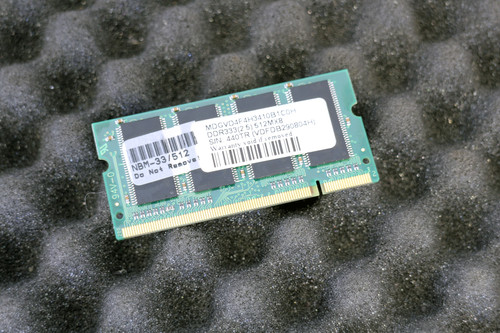 Vdata MDGVD4F4H3410B1C0H DDR333 512MB SODIMM Memory RAM
