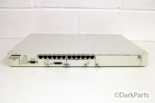 Alcatel OmniAccess 512 12-Port Switch with NOISY FANS & OA-512-USP Serial Module