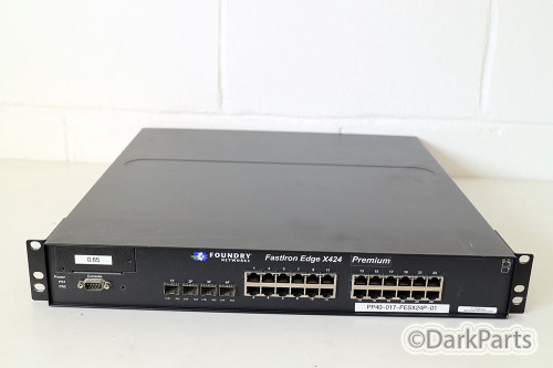 Foundry FastIron Edge X424 Premium Sold Without Power Supply FESX424 PREM