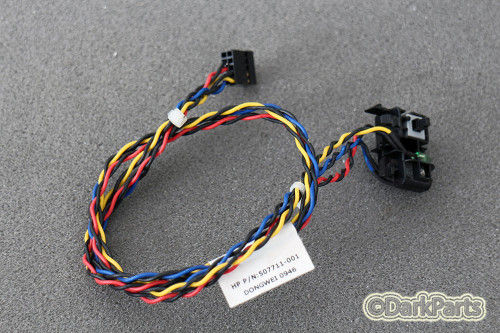 HP Pro 3010 MicroTower LED Power Button Switch Cable Assembly 507711-001