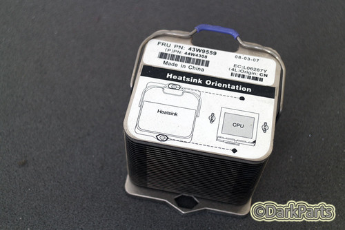 IBM FRU 43W9559 Heatsink Cooler 44W4308 x3850 M2 x3950 M2