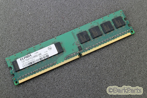 Elpida EBE10UE8ACFA-8G-E PC2-6400U-666 1GB Memory RAM DDR2-800