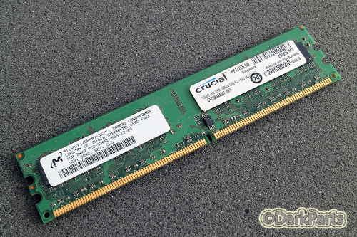 Micron MT16HTF12864AY-667F1 PC2-5300U-555-12-E0 1GB Memory RAM DDR2-667Mhz