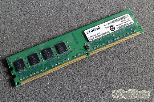 Crucial CT12864AA667.M16FF 1GB PC2-5300U DDR2-667Mhz Memory RAM