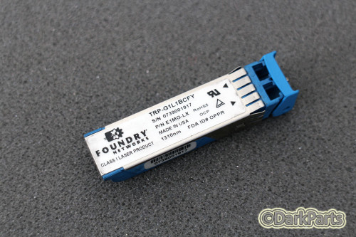 Foundry Networks TRP-G1L1BCFY 1000BASE-LX LC SFP 1310nm 10Km Transceiver