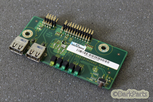 Dell DAS29TH34A0 Front i/o Panel USB LED Power Button Switch Board