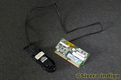 HP ML360 G6 587324-001 Flash Backed Cache Capacitor with 1GB 505908-001 & Cable