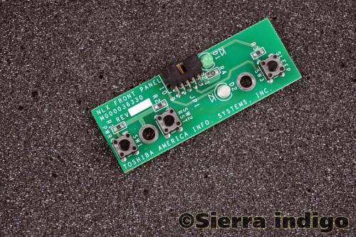 Toshiba M000036330 NLX Front Panel Power Button Switch Board