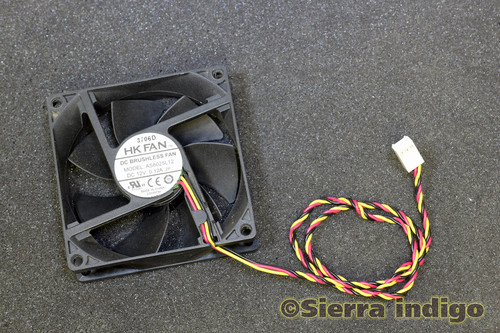 HK FAN AS8025L12 80mm 25mm Case Fan DC12V 0.12A 3-Pin 3-Wire