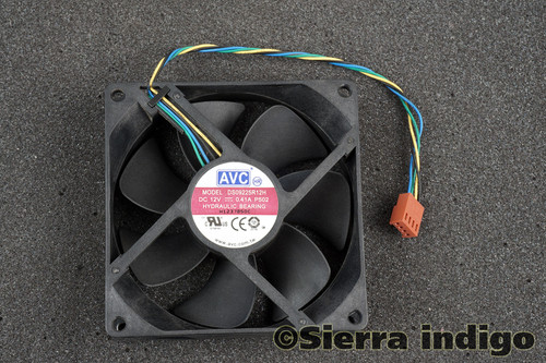 AVC DS09225R12H-P502 Case Fan 92mm x 25mm DC12V 0.41A 4-Pin 4-Wire
