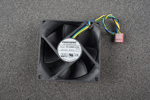 Foxconn PVA080G12Q-P01-AD 80mm 2 25mm Fan DV12V 0.65A 4-Pin 4-Wire