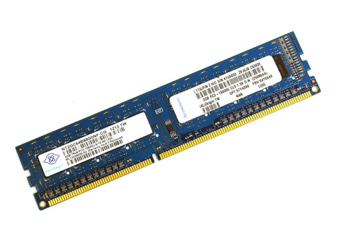 Nanya NT2GC64B88G0NF-CG PC3-10600U-9-10-A0.1333 2GB Memory RAM DDR3-1333MHz