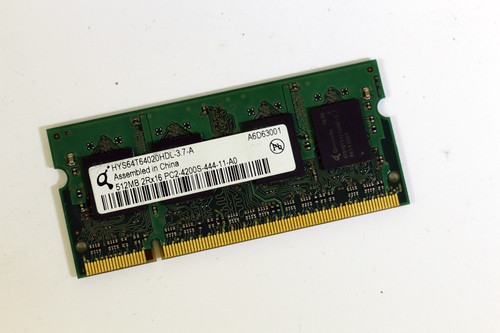 Qimonda HYS64T64020HDL-3.7-A 512MB Laptop Memory RAM PC2-4200S-444-11-A0