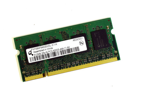Qimonda HYS64T64020HDL-3.7-A 512MB Laptop Memory RAM PC2-4200S-444-11-A0