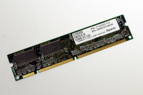 Apacer 71.52423.113 32MB PC100 7152423113 Memory RAM