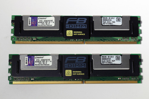 Kingston KTA-XE667K2/4G 4GB kit of 2x2GB 667MHz FBDIMM Server Memory RAM