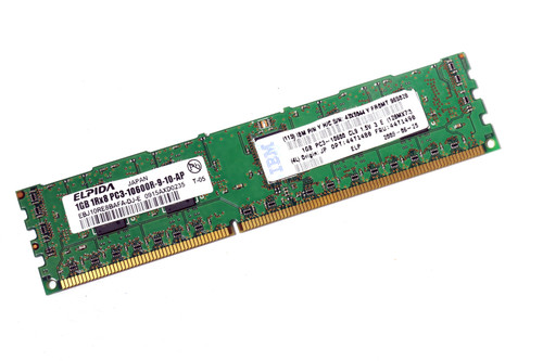 Elpida EBJ10RE8BAFA-DJ-E PC3-10600R-9-10-AP 1GB Server Memory RAM