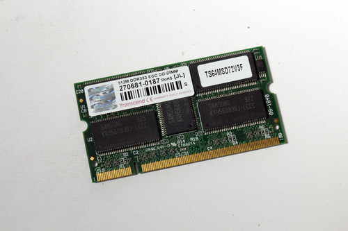 Transcend 512M DDR333 ECC SO-DIMM TS64MSD72V3F