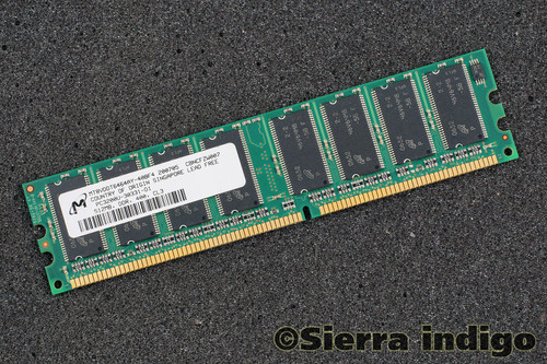 Micron MT8VDDT6464AY-40BF4 PC3200U-30331-D1 512MB Memory RAM