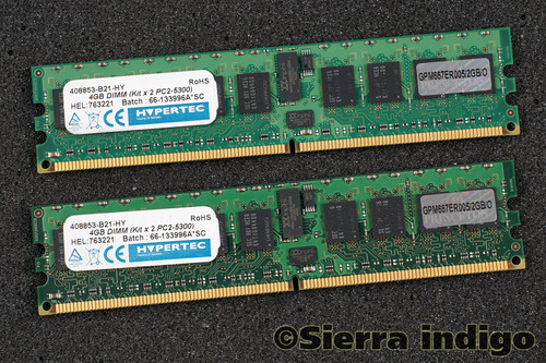 Hypertec 408853-B21-HY 4GB Kit of 2 PC2-5300 Memory RAM