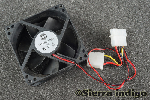 BEICOH DC0802512SM DC12V 80mm x 25mm Molex Powered Fan