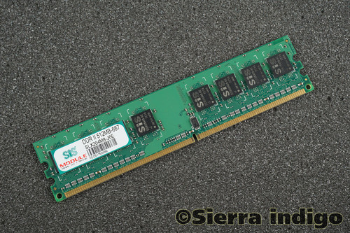 SIS SLX264M8-J6E DDR2 512MB 667MHz Memory RAM